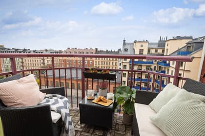 Balkong eller utsiktsbild