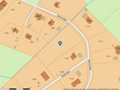 Illustrerad karta över fastigheten eller området