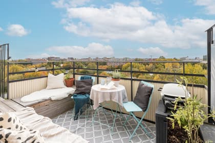 Balkong eller utsiktsbild