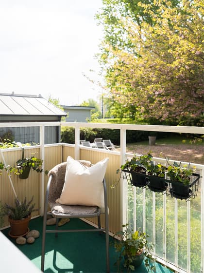 Balkong eller utsiktsbild