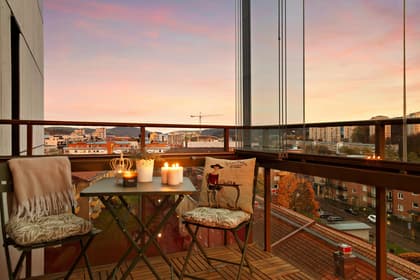 Balkong eller utsiktsbild