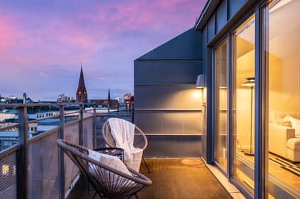 Balkong eller utsiktsbild