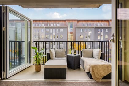 Balkong eller utsiktsbild