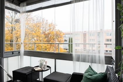 Balkong eller utsiktsbild