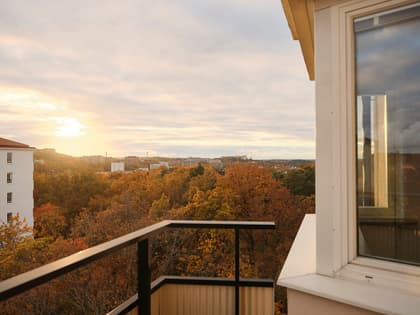 Balkong eller utsiktsbild