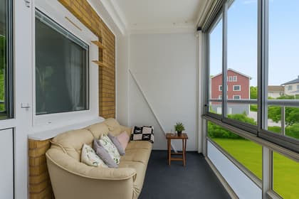 Balkong eller utsiktsbild