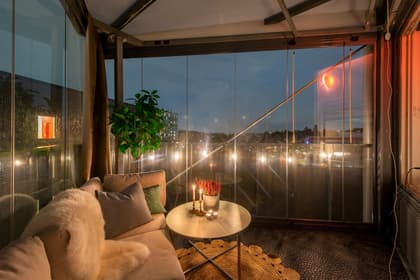 Balkong eller utsiktsbild