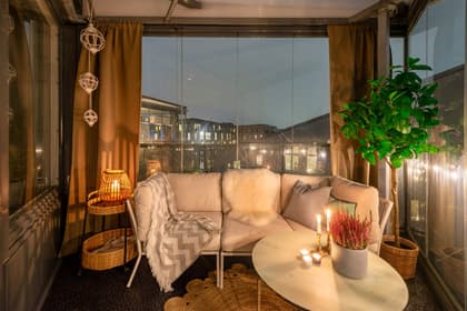 Balkong eller utsiktsbild