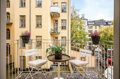 Balkong eller utsiktsbild