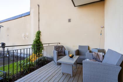 Balkong eller utsiktsbild