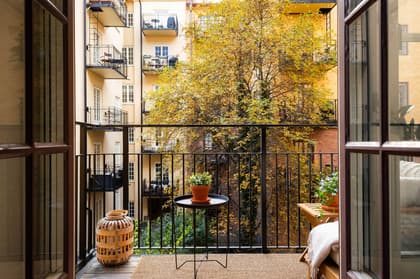 Balkong eller utsiktsbild