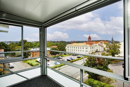 Balkong eller utsiktsbild