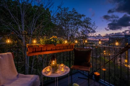 Balkong eller utsiktsbild