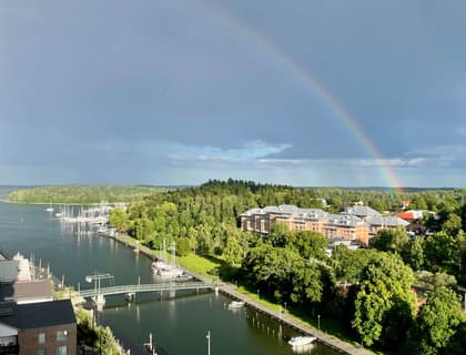 Balkong eller utsiktsbild