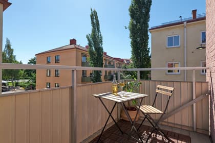 Balkong eller utsiktsbild