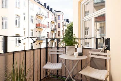 Balkong eller utsiktsbild