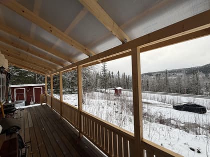 Balkong eller utsiktsbild