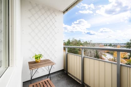 Balkong eller utsiktsbild