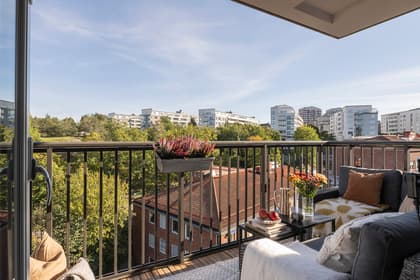 Balkong eller utsiktsbild