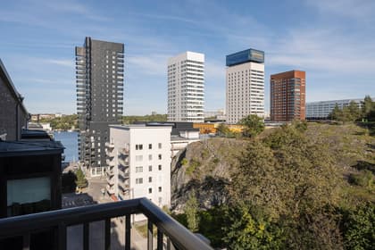 Balkong eller utsiktsbild