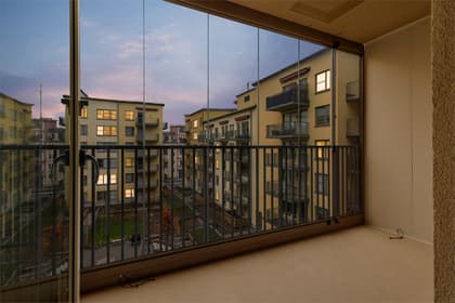 Balkong eller utsiktsbild