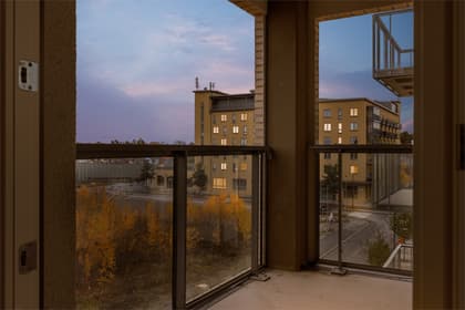 Balkong eller utsiktsbild