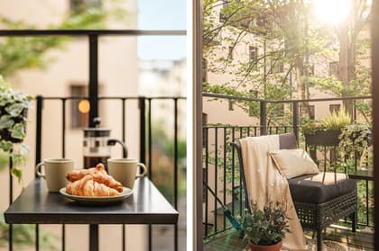 Balkong eller utsiktsbild