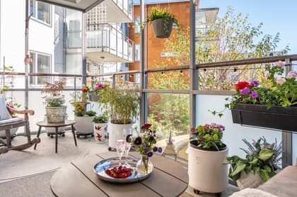 Balkong eller utsiktsbild