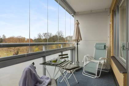 Balkong eller utsiktsbild