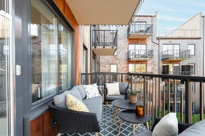 Balkong eller utsiktsbild