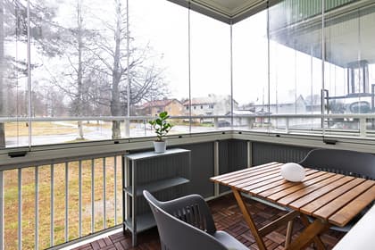 Balkong eller utsiktsbild