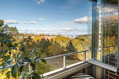 Balkong eller utsiktsbild