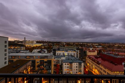 Balkong eller utsiktsbild