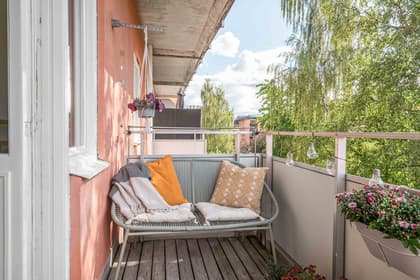 Balkong eller utsiktsbild