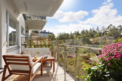 Balkong eller utsiktsbild