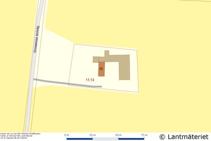 Illustrerad karta över fastigheten eller området