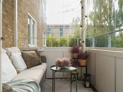 Balkong eller utsiktsbild