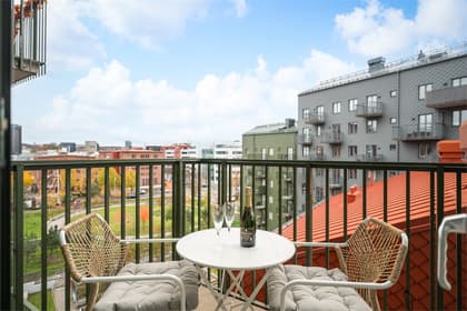 Balkong eller utsiktsbild