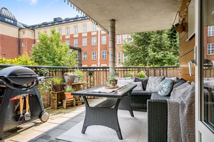 Balkong eller utsiktsbild