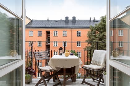 Balkong eller utsiktsbild