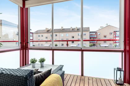 Balkong eller utsiktsbild