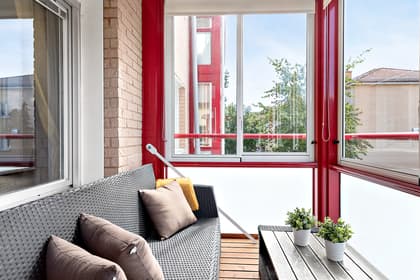 Balkong eller utsiktsbild