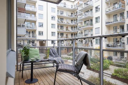 Balkong eller utsiktsbild