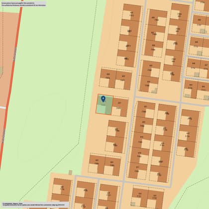 Illustrerad karta över fastigheten eller området