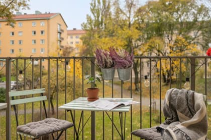 Balkong eller utsiktsbild