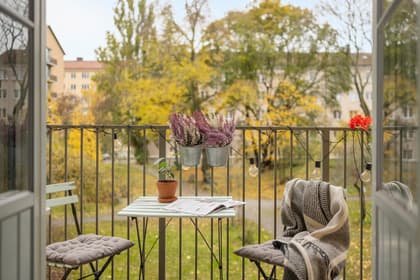 Balkong eller utsiktsbild