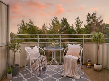 Balkong eller utsiktsbild