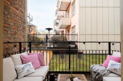 Balkong eller utsiktsbild