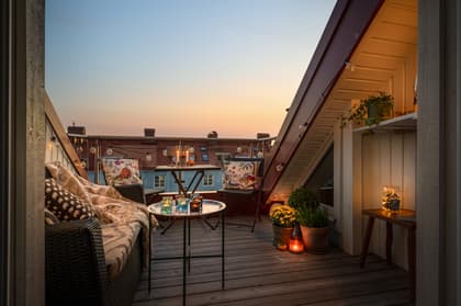 Balkong eller utsiktsbild