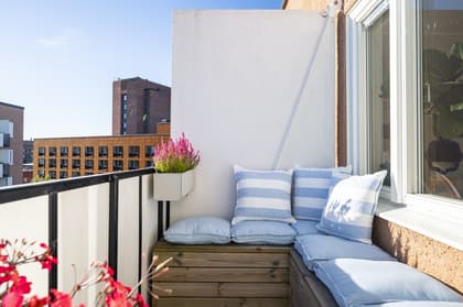 Balkong eller utsiktsbild